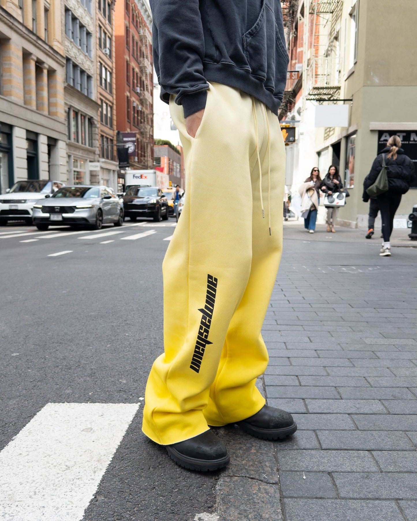 Yellow Logo Sweats