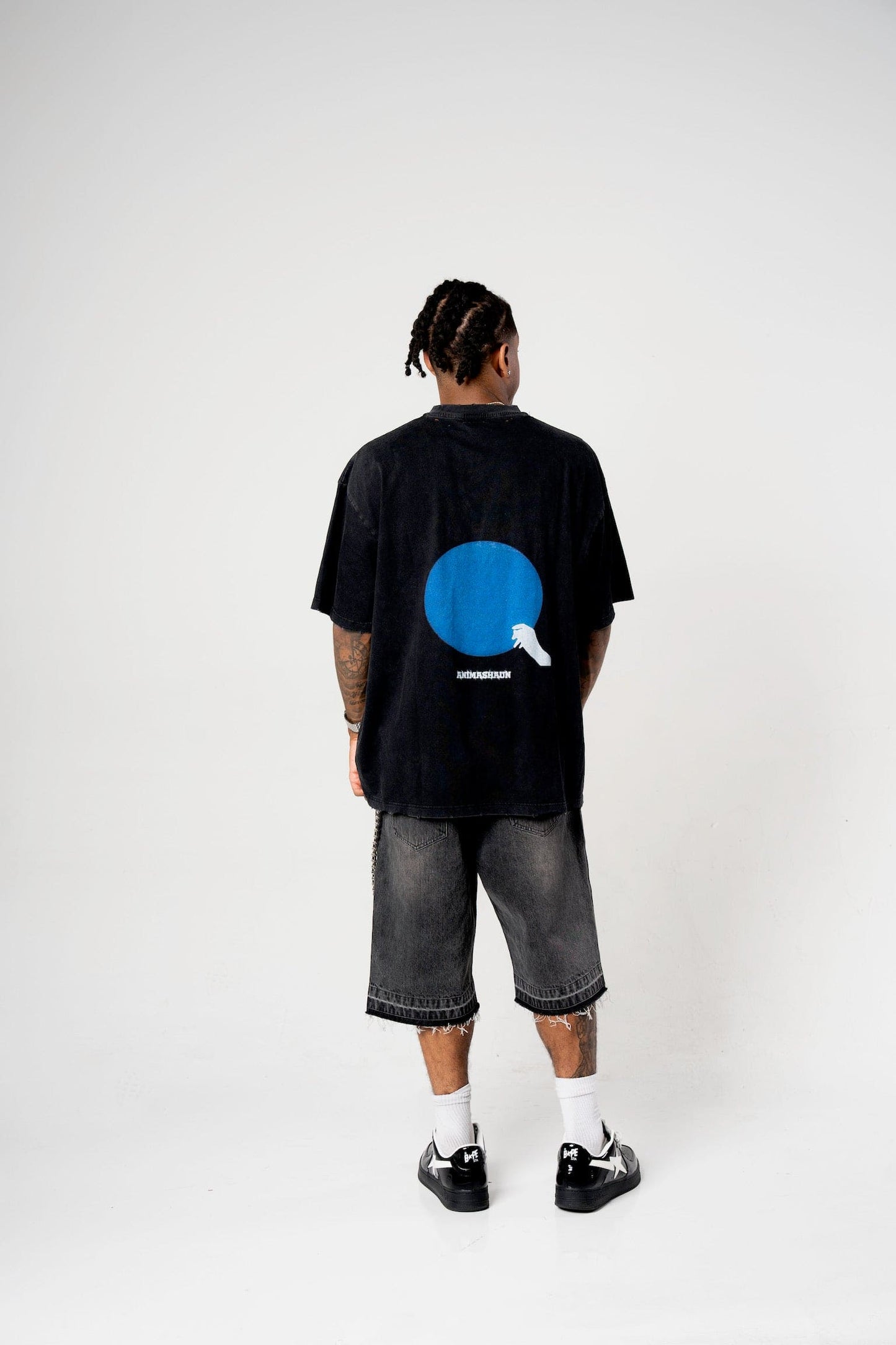 Black Cross Jorts