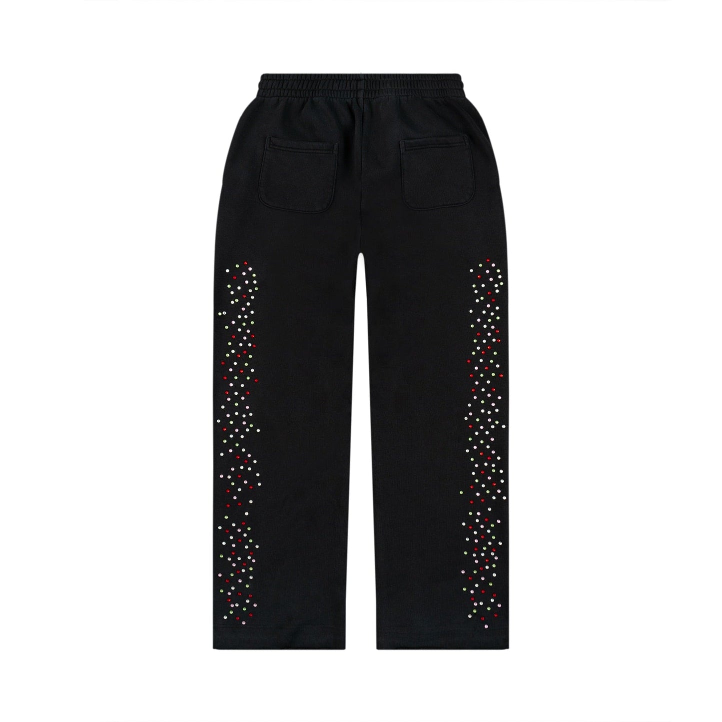 Black Rhinestone Sweats