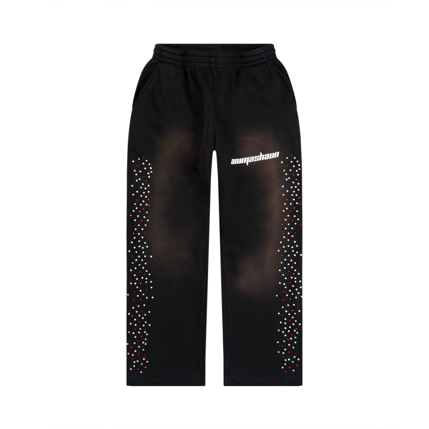 Black Rhinestone Sweats