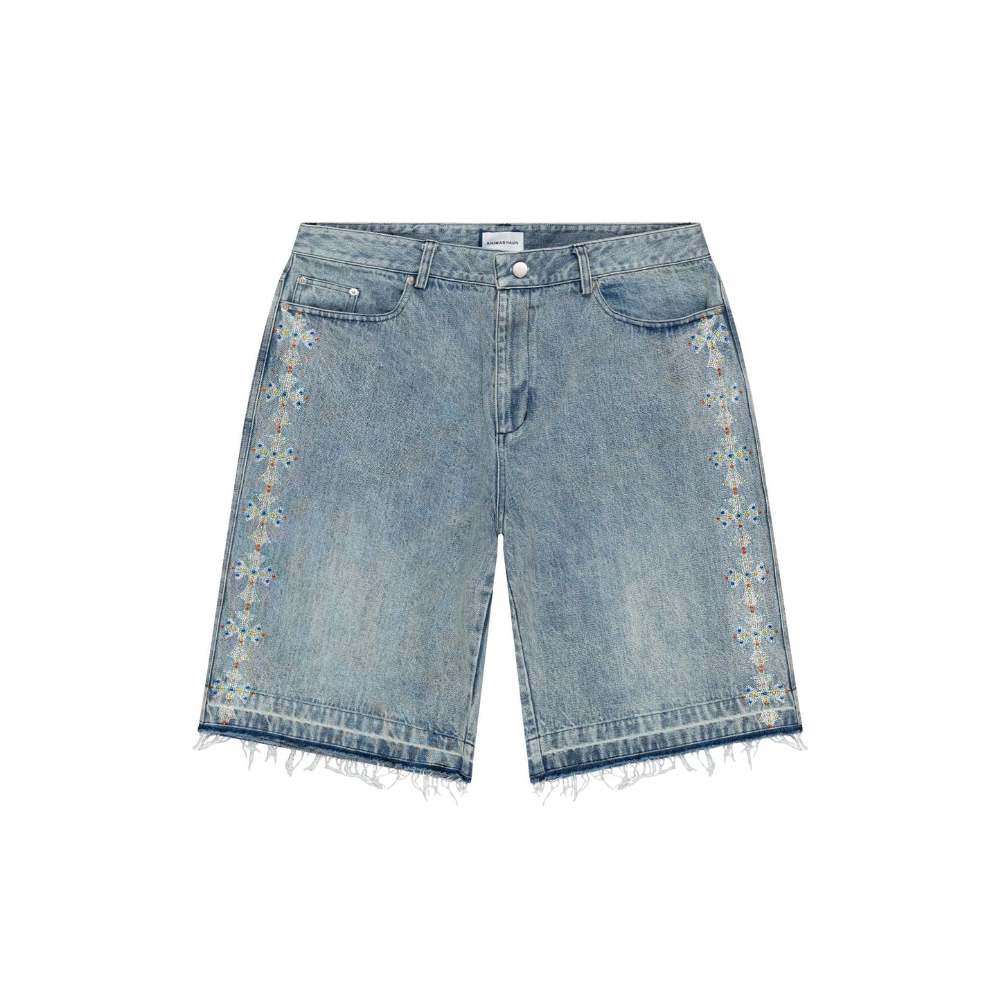 Denim Cross Jorts