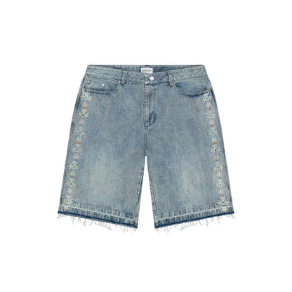 Denim Cross Jorts